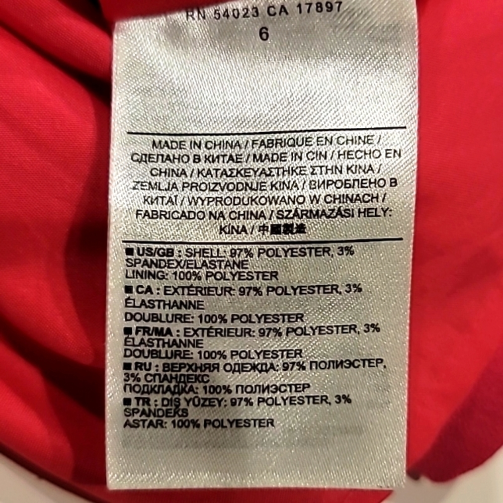 Banana Republic Hot Pink Peek a Boo Sleeveless Pullover Shift Dress 6 - Picture 8 of 9